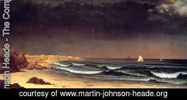 Martin Johnson Heade - Approaching Storm, Beach Near Newport