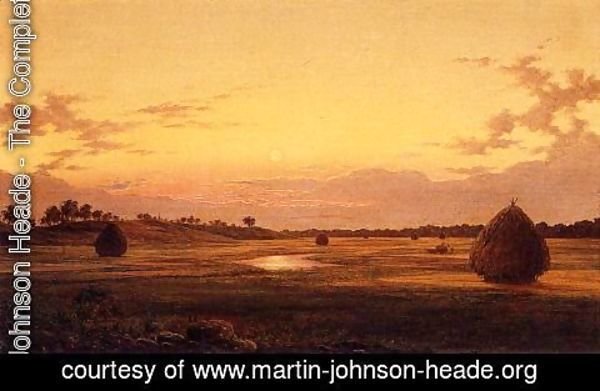 Martin Johnson Heade - Marsh at Dawn 1859