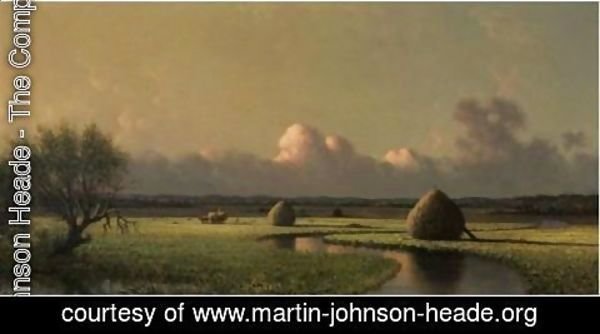 Martin Johnson Heade - Sunny Day On The Marsh (Newburyport Meadows)
