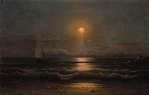 Martin Johnson Heade - Sailing by moonlight 2