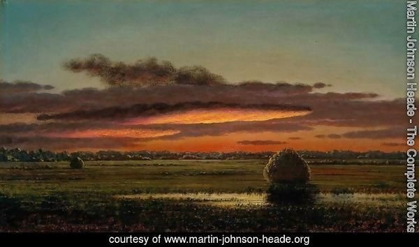 Sunset Over the Marshes