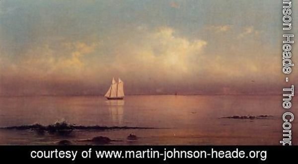 Martin Johnson Heade - Becalmed  Long Island Sound