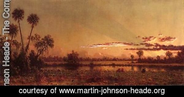 Martin Johnson Heade - Florida Sunset