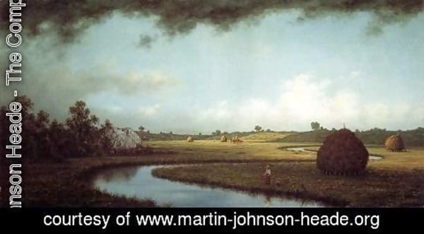 Martin Johnson Heade - Newburyport Marches Approaching Storm
