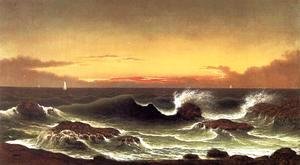 Martin Johnson Heade - Seascape Sunrise