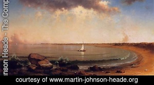 Martin Johnson Heade - Shore Scene Point Judith