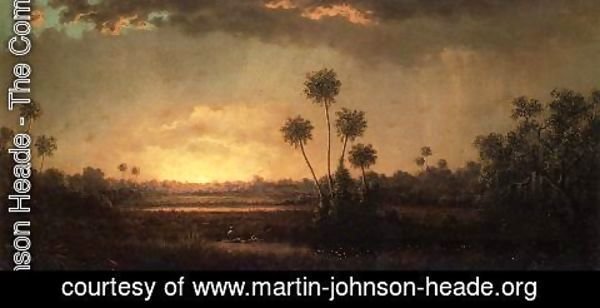 Martin Johnson Heade - Sunrise  Florida