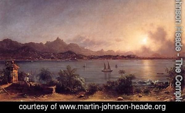Martin Johnson Heade - The Harbor At Rio De Janiero