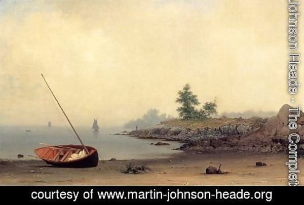 Martin Johnson Heade - The Stranded Boat