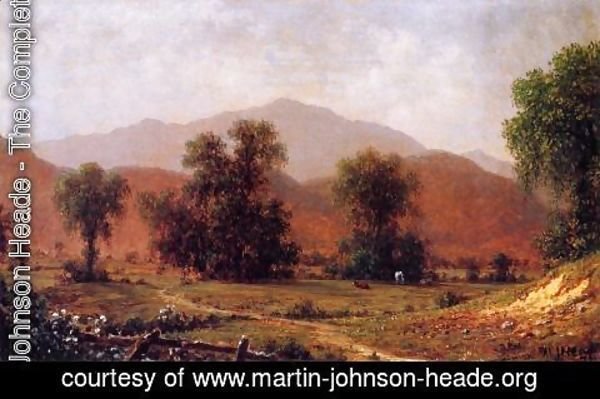 Martin Johnson Heade - White Mountain Landscape  Mount Washington