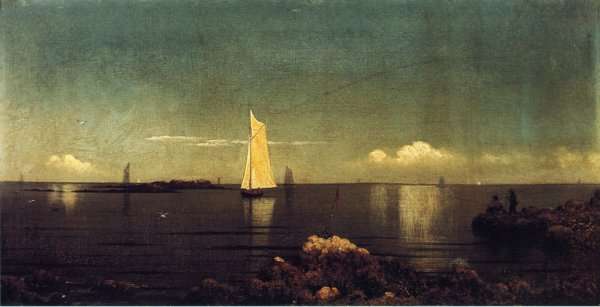 A Summer Afternoon Aka Boston Harbor by Martin Johnson Heade