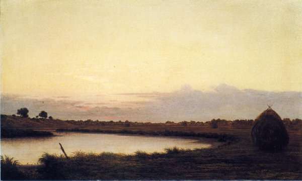 Quiet River At Dusk by Martin Johnson Heade