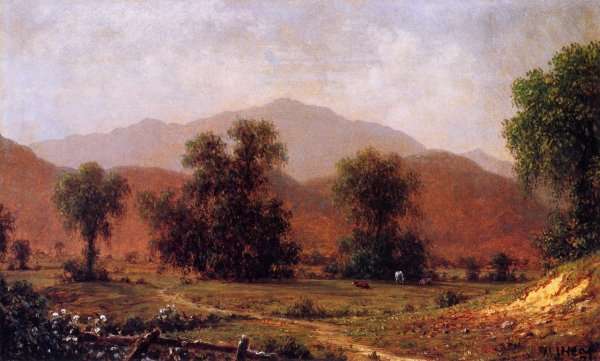 White Mountain Landscape Mount Washington by Martin Johnson Heade