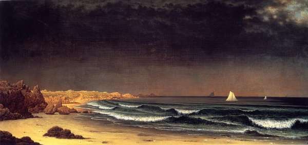 Approaching Storm, Beach Near Newport by Martin Johnson Heade