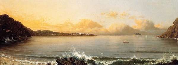Harbor Scene Rio De Janeiro by Martin Johnson Heade