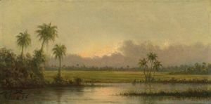 Martin Johnson Heade - Palm Trees, Florida