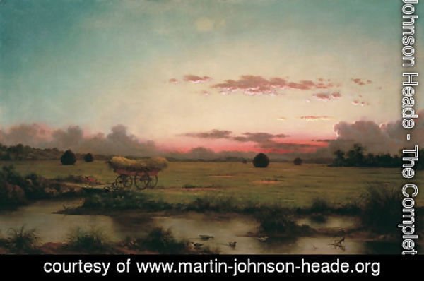 Martin Johnson Heade - The Marshes at Rhode Island