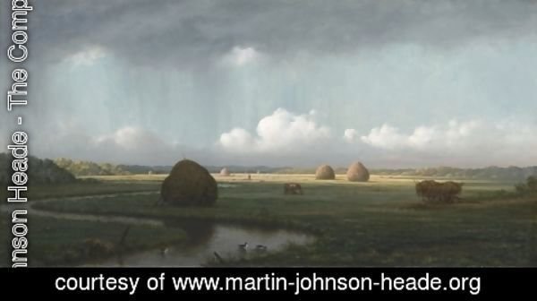 Martin Johnson Heade - Sudden Showers, Newbury Marshes