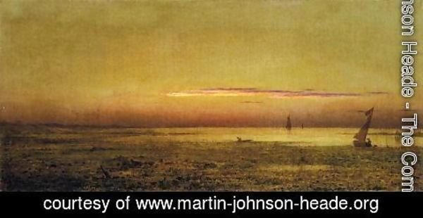 Martin Johnson Heade - Marshes At Boston Harbor