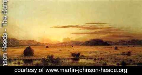 Martin Johnson Heade - Sunrise  Hoboken Meadows