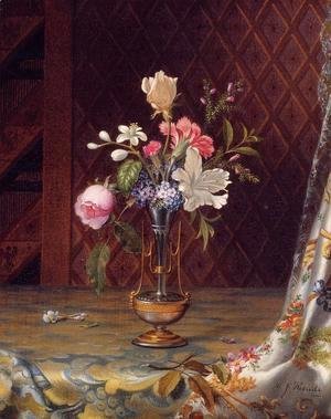 Martin Johnson Heade - Vase Of Mixed Flowers