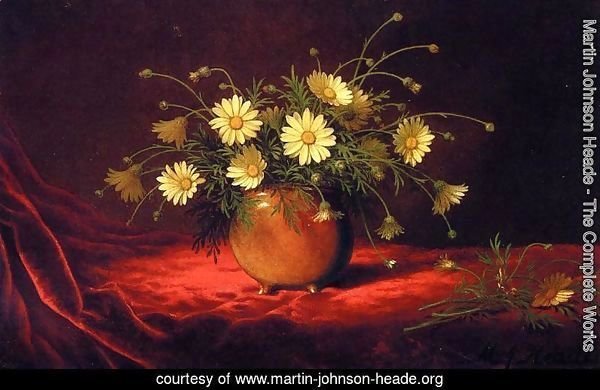 Yellow Daisies In A Bowl